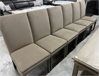 New Bassett Co. Upholstered, 6 Pcs Dining Chairs