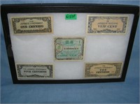 Collection of world currency