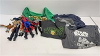 (4) kids Star Wars shirts size Large with