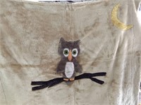 Fleece Owl Throw