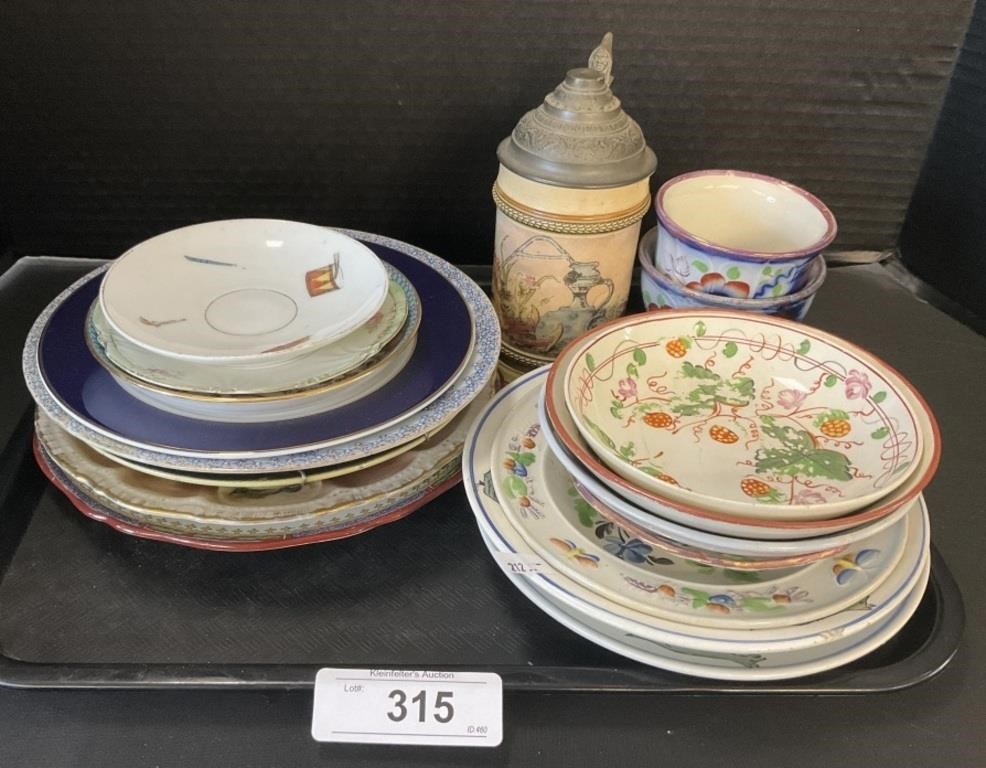 Gaudy Dutch, Decorative Plates, German Gnome