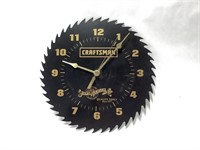 Craftsman Saw Blade Wall Hanging Clock