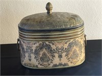 Hand Painted Ornamental Brass Barrel