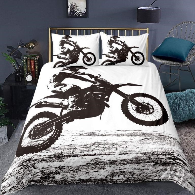 FEELYOU DIRT BIKE COMFORTER COVER SET - US FULL