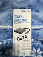ZGEAR VIDEO & DATA HUB RETAIL $30