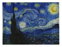 Vincent Van Gogh, Fine Art Giclee" Starry Night"
