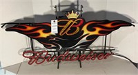 "Budweiser" "Flaming wings" Neon Sign