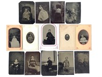 14 Tintype Portraits Children & Babies