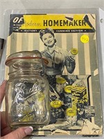 MODERN HOMEMAKER MAGAZINE AND BALL IDEAL JAR