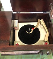 Vintage Silvertone Stereo Record Player 4 Speed