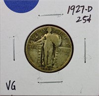 1927-D Standing Liberty Quarter VG
