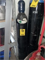 Argon Compressed Gas Cylinder