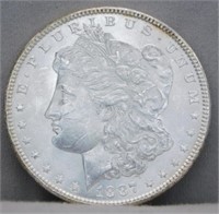 1887 Morgan Silver Dollar.