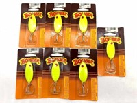 (7) NOS Bomber Slab Spoon Fishing Lures
