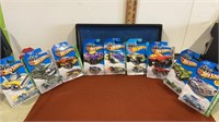 9 Miscellaneous lot of Hot wheels New on card