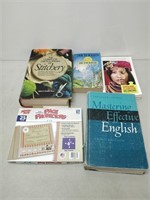 lot of assorted books