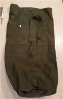 Military duffel bag marked US