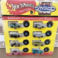 1993 HOT WHEELS 8-CAR AUTHENTIC COMMEMORATIVE