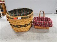 (2) Longaberger Baskets