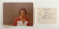 Jerome Stocco photo with original signature
