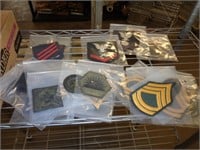 LOT OF MILITARY PATCHES & MISC