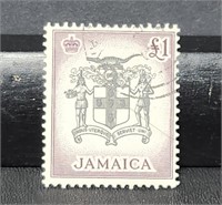 Used Jamaica postage stamp