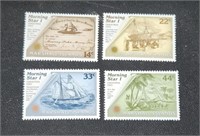 Lot of 4 Marshall Island postage stamps