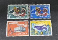 Lot of 4 Jamaica postage stamps Unused