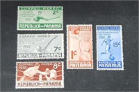 1938 Panama postage stamps Unused