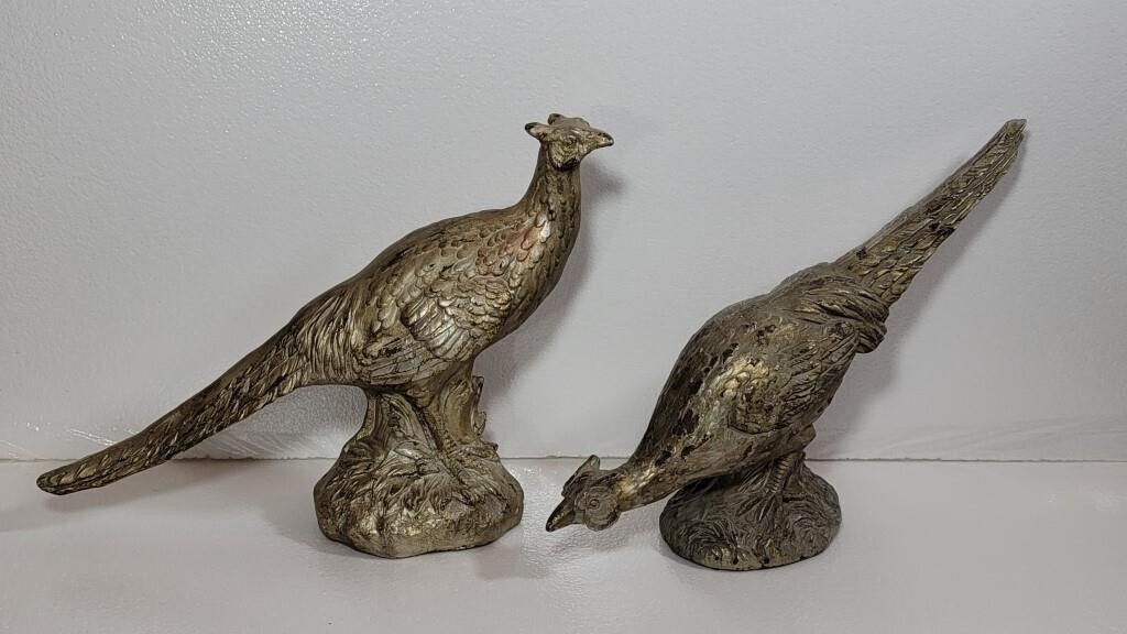 Pair of Decorative Pheasants