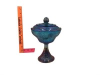 Carlisle Syntec Carnival Footed Candy Dish with Li