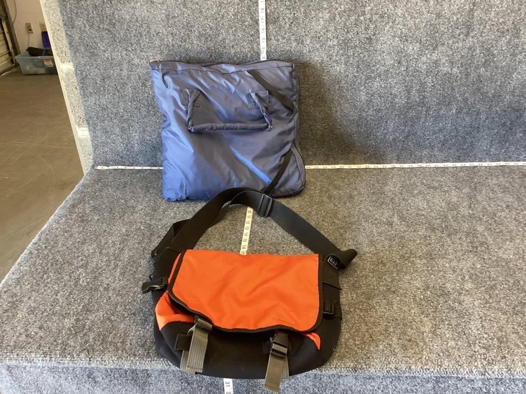 Orange GAP Bag with Zip Up Picnic Blanket
