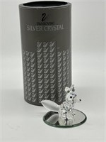 Swarovski Crystal Large Fox Frosted Nose Figurine