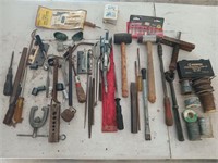 Assorted tools, everything a man needs