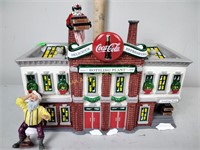 Coca-Cola department 56 snow village bottling