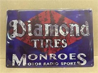 Diamond tires advertising sign newer
