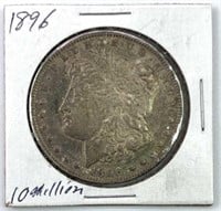 1896 Morgan Silver Dollar, US $1 Coin