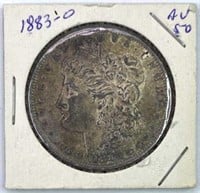 1883-O Morgan Silver Dollar, US $1 Coin