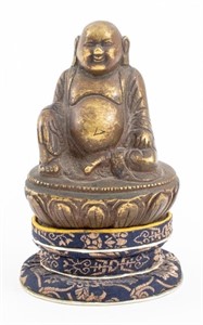 Chinese Gilt Bronze Buddha Sculpture