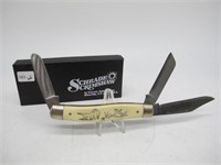 SCHRADE CRIMSHAW SC-505 3 BLADE POCKET KNIFE W/BOX
