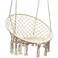 Sorbus Stylish Boho Swing Chair- Premium Cotton