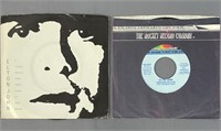 Two Elton John 45 Single Vinyl Records