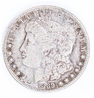 Coin 1889-S  Morgan Silver Dollar Nice XF
