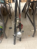 4 cnt Lot of Fishing Poles