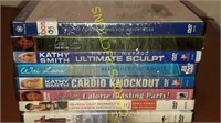 Bundle of 8 workout DVDs