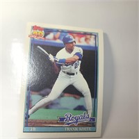 Baseball MLB 1991 Topps #352 Frank White VG Royals