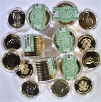 DANBURY MINT PRIVATE ISSUE PRESIDENT COINS:
