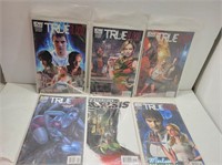 (5) True Blood & (1) Identity Crisis Comicbooks