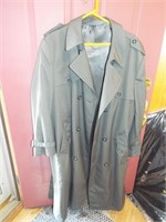 Overcoat with Removable Wool Lining, 44R