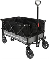 CYT Folding Wagon with Large Space Collapsible Por